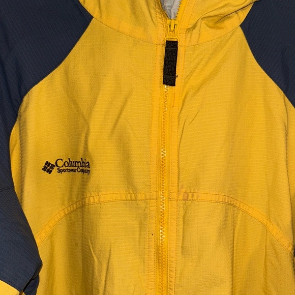Columbia Two-Tone Yellow and Gray Jacket - Picture 3 of 5